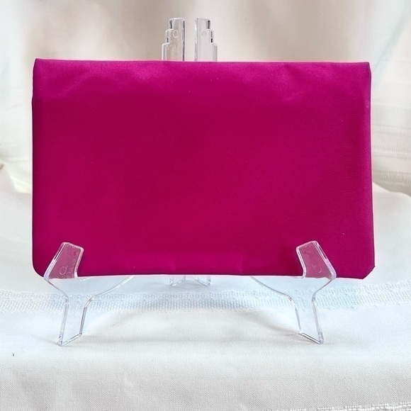 π3/$12π5/$15 ipsy Hot Pink Greyβ White Diamonds Makeup Bag EUC February 2015 - Picture 3 of 5